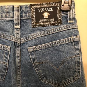 Vintage Versace couture jeans